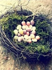Використання моху в великодньому декорі, Домашній hand-made домашній