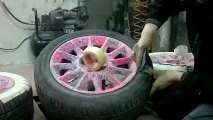 Як пофарбувати диски, не знімаючи гуму пофарбувати