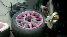 Як пофарбувати диски, не знімаючи гуму пофарбувати