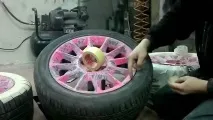 Як пофарбувати диски, не знімаючи гуму диски