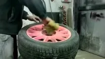 Як пофарбувати диски, не знімаючи гуму потрібно