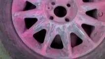 Як пофарбувати диски, не знімаючи гуму гуму