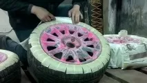 Як пофарбувати диски, не знімаючи гуму диски