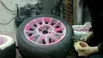 Як пофарбувати диски, не знімаючи гуму гуму
