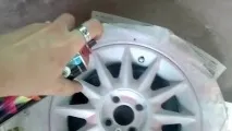 Як пофарбувати диски, не знімаючи гуму диски