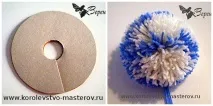 Як зробити помпони з пряжі, ниток та хутра на шапку своїми руками з відео ниток