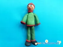 Як зліпити лижника із пластиліну зліпити