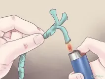 Як зростити кінці мотузки кінці