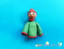 Як зліпити лижника із пластиліну зліпити