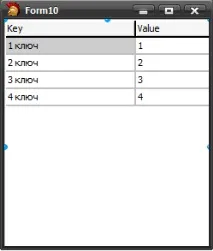 Компонент Delphi ValueListEditor компонент