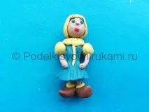 Червона Шапочка із пластиліну ліплення