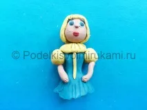 Червона Шапочка із пластиліну ліплення