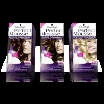 Фарба для волосся Schwarzkopf Perfect Mousse - «Колір 616 Крижаний капучино з колекції - Холодний волосся
