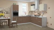 Кухня кольору капучино фото, дизайн, інтер’єр, шпалери фото