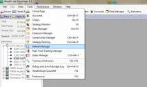 Market Manager - керуємо торговими майданчиками у Wealth-Lab, Фінансова лабораторія manager