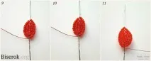 Квітковий водоспад Квіти з бісеру. квітковий