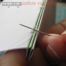 Майстер клас Коптська обкладинка дірочки