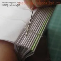 Майстер клас Коптська обкладинка дірочки