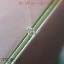 Майстер клас Коптська обкладинка дірочки