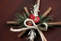 Новорічна сніжинка з гілок своїми руками сніжинка