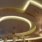 Освітлення стелі - фото приклади незвичайних ідей фото