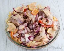 Гостра курка в духовці по-перуанськи курки