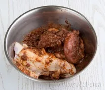 Гостра курка в духовці по-перуанськи курки
