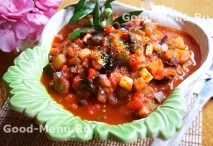 ОВОЧНЕ РАГУ з кабачками та баклажанами - рецепт з покроковими фото кабачками