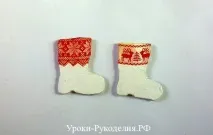 Вироби на ялинку картон