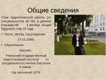 Портфоліо атестуючого вчителя хімії портфоліо