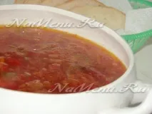 Пісний борщ із сочевицею борщ сочевицею