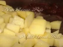 Пісний борщ із сочевицею пісний