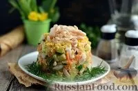 Рецепт салат з кальмарами на кальмарами