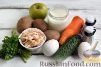 Рецепт салат з кальмарами на салат