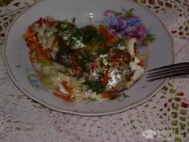 Рецепт Ліщ запечений у духовці з овочами, зі сметаною рецепт