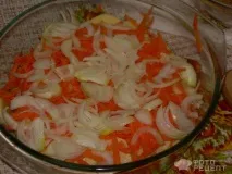 Рецепт Ліщ запечений у духовці з овочами, зі сметаною запечений