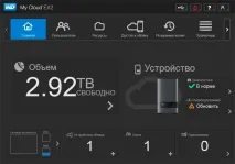 Мережевий накопичувач (NAS) WD My Cloud EX2 cloud