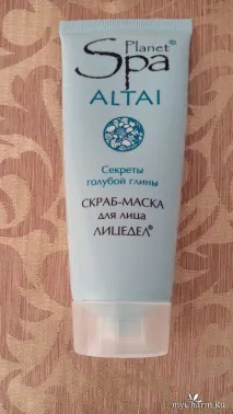 Скраб та маска в одному флаконі від Spa planet Altai - Planet SPA Altai Скраб-маска дляособи маска