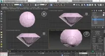 Створення діаманту в 3dmax покрокова інструкція створення