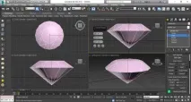 Створення діаманту в 3dmax покрокова інструкція покрокова