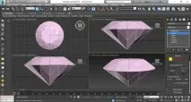 Створення діаманту в 3dmax покрокова інструкція 3dmax