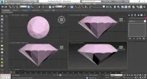Створення діаманту в 3dmax покрокова інструкція покрокова