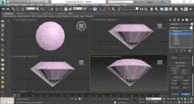 Створення діаманту в 3dmax покрокова інструкція 3dmax