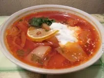 Український борщ із сочевицею. борщу
