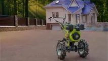 Установка ходоуменьшителя на мотоблок з двигуном повітряного охолодження ходоуменьшителя