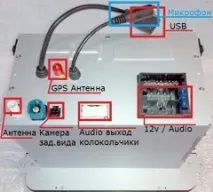 Встановлення камери заднього виду та монітора виду