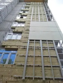 Вентильований фасад особливості технології монтажу та складання вентильований