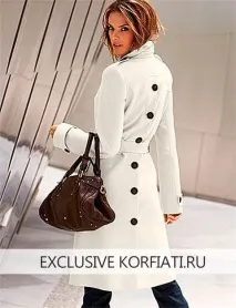 Викройка пальто зі шліцею від Анастасії Корфіаті пальто