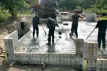 Монолітно-каркасна технологія із застосуванням опалубки для стін, перекриттів та стовпів монолітно-каркасна