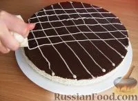 Рецепт Красивий торт з вафель зі згущеним молоком рецепт